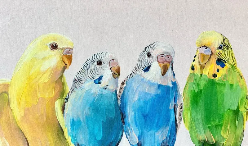 Feathered oil masterpieces